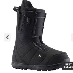 Burton Men's Black Moto Snowboard Boots